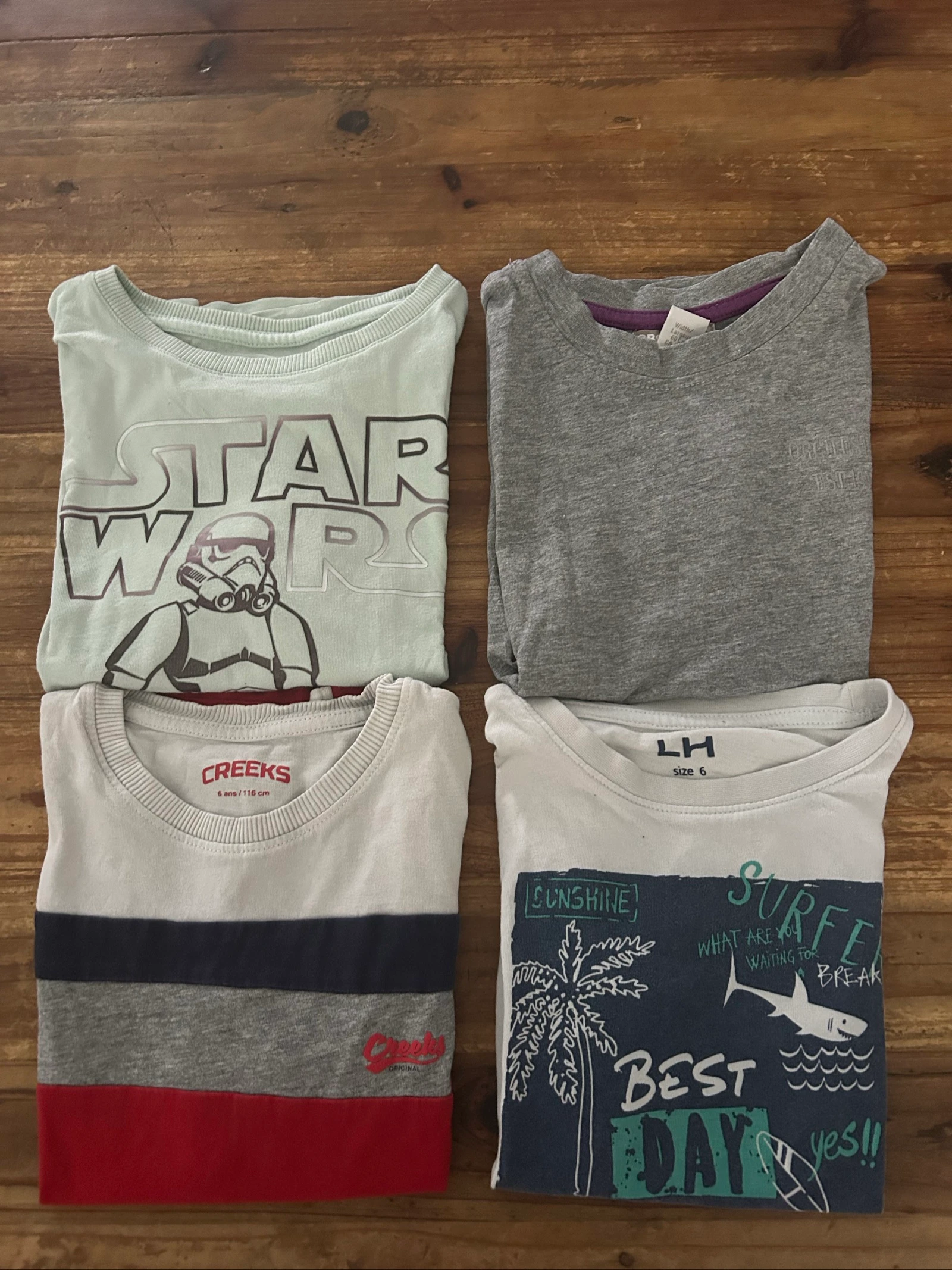 Lot de 4 t-shirts 